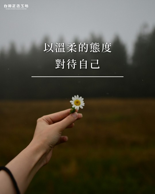 以溫柔的態度對待自己